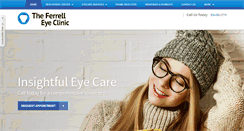 Desktop Screenshot of ferrelleyeclinic.com